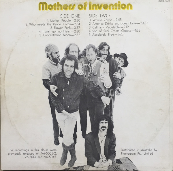 Mothers Of Invention - Mothers Of Invention -LP | Metro Records (2355 025) - 2