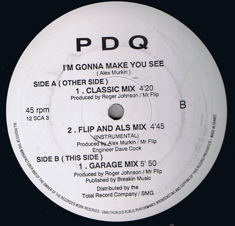 P D Q - I'm Gonna Make You See | Scat Records (12 SCA 3) - main