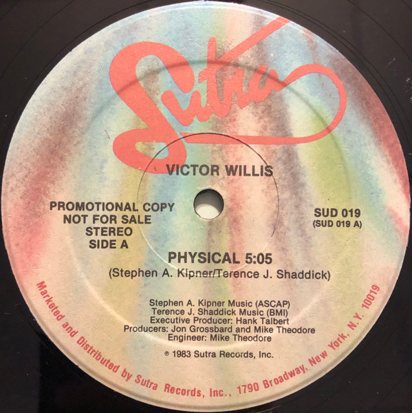 Victor Willis - Physical | Sutra Records (SUD 019) - main
