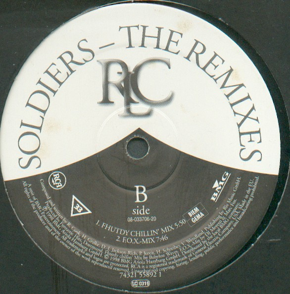 RLC - Soldiers - The Remixes | BMG (74321 55892 1) - 2
