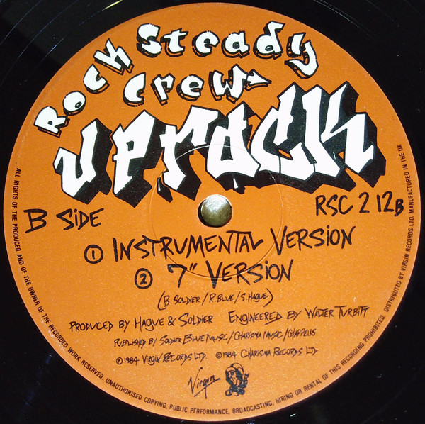 The Rock Steady Crew - Uprock | Virgin (RSC 2 12) - 4 The Rock Steady Crew - Uprock | Virgin (RSC 2 12) - 4
