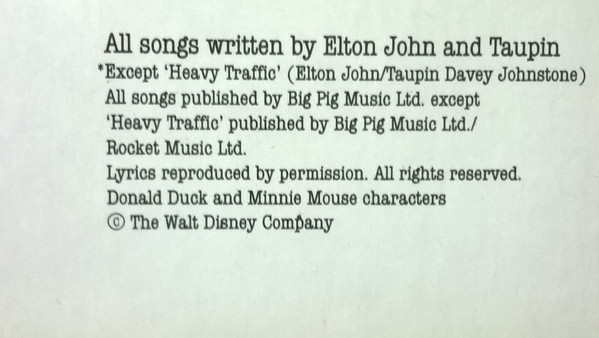 Elton John - Reg Strikes Back | The Rocket Record Company (834 701-1) - 8
