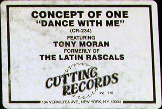Concept Of One Featuring Tony Moran - Dance With Me | Cutting Records (CR-234) - 3