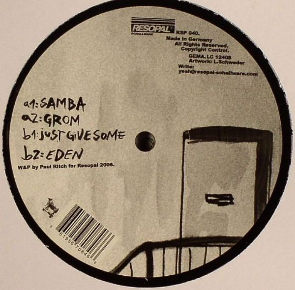 Paul Ritch - Samba | Resopal Schallware (RSP 040.)