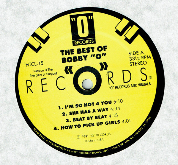 Bobby "O" - The Best of Bobby "O" | "O" Records (HTCL 15) - 3 Bobby "O" - The Best of Bobby "O" | "O" Records (HTCL 15) - 3