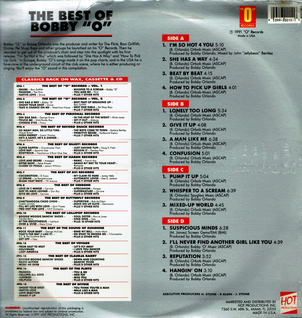 Bobby "O" - The Best of Bobby "O" | "O" Records (HTCL 15) - 2 Bobby "O" - The Best of Bobby "O" | "O" Records (HTCL 15) - 2