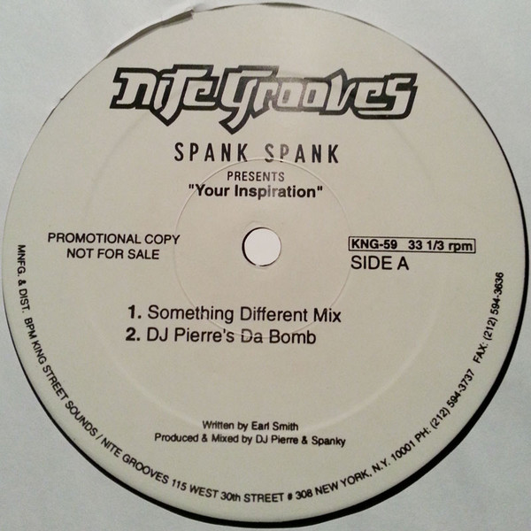 Spank Spank - Your Inspiration | Nite Grooves (KNG-59)