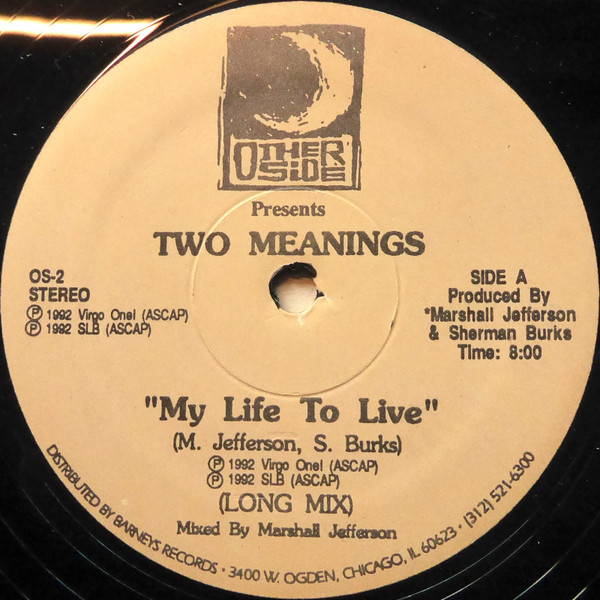 Two Meanings - My Life To Live | Other Side Records (OS-2)