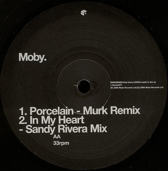 Moby - New York, New York • Porcelain • In My Heart • Remixes | Mute (L12MUTE371) - 4