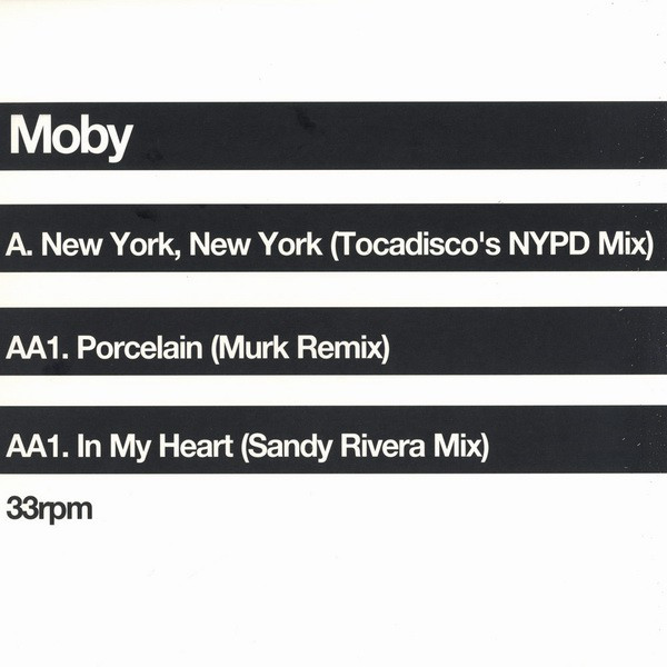Moby - New York, New York • Porcelain • In My Heart • Remixes | Mute (L12MUTE371)