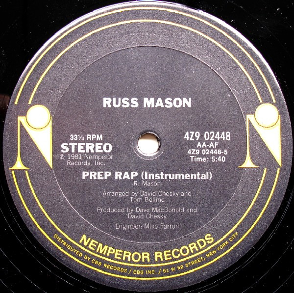 Russ Mason - Prep Rap | Nemperor Records (4Z9 02448) - 2