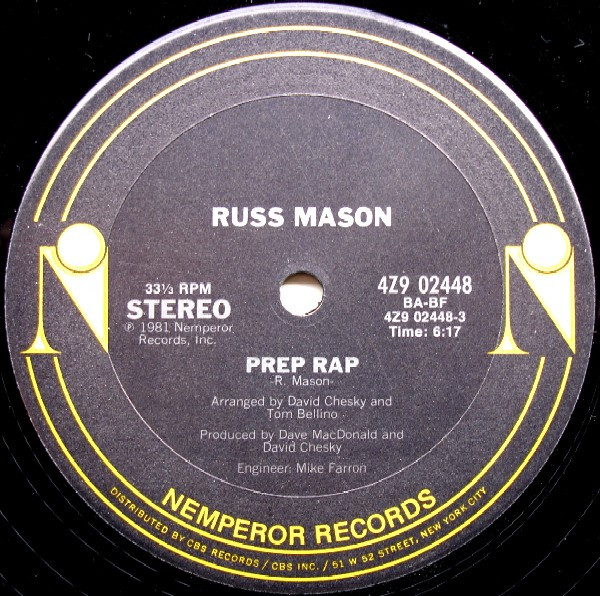 Russ Mason - Prep Rap | Nemperor Records (4Z9 02448)