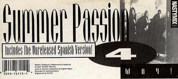4-Way! - Summer Passion | Nastymix Records (NMR 76115-1) - 3
