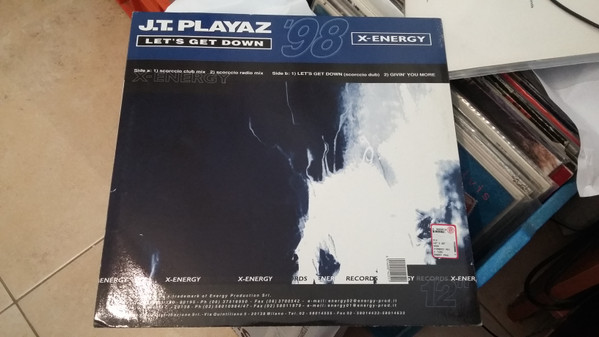 J.T. Playaz - Let's Get Down | X-Energy Records (X - 12251) - main