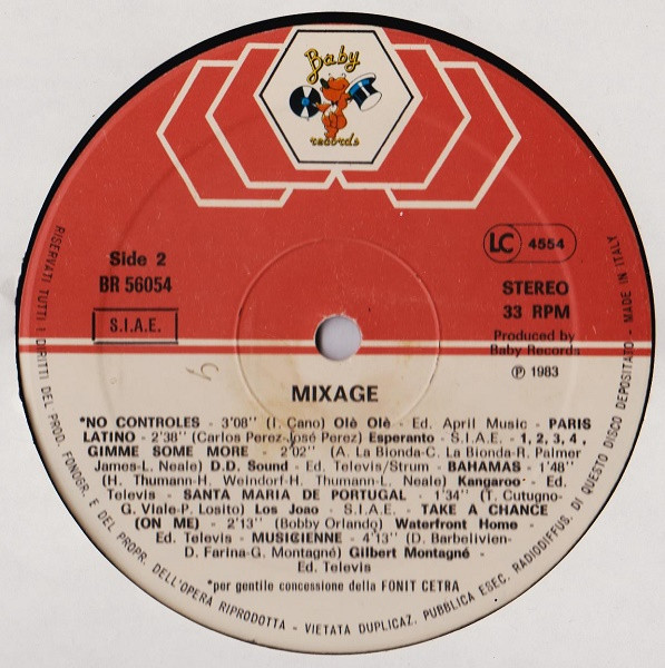 Various - Mixage | Baby Records (BR 56054) - 4 Various - Mixage | Baby Records (BR 56054) - 4
