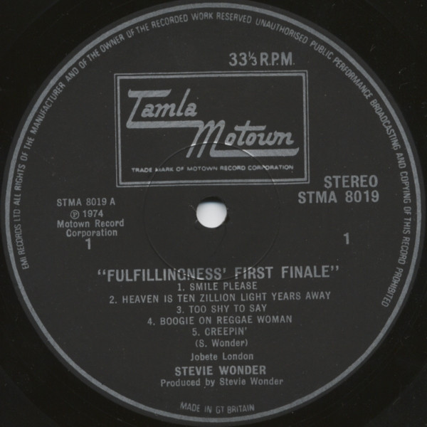 Fulfillingness' First Finale