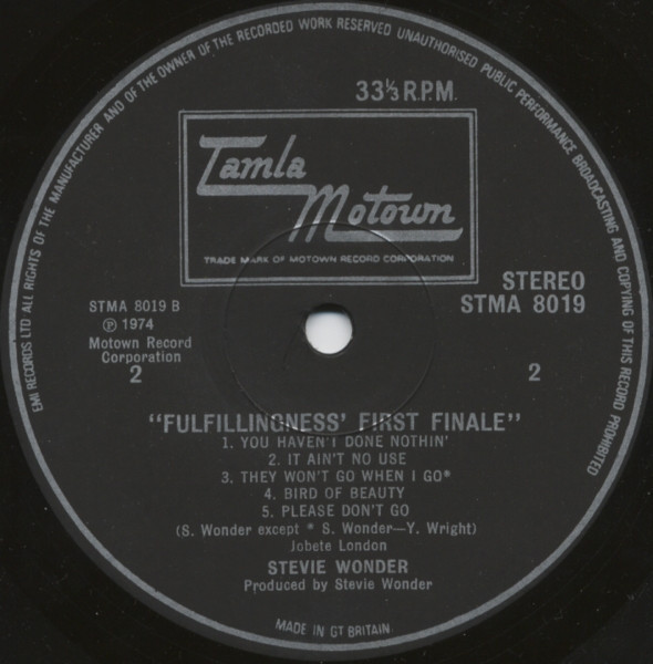 Fulfillingness' First Finale