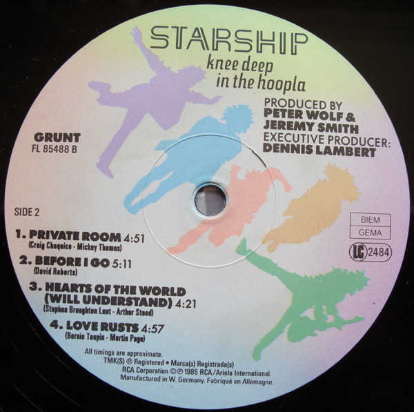 Starship - Knee Deep In The Hoopla | Grunt (FL85488) - 4