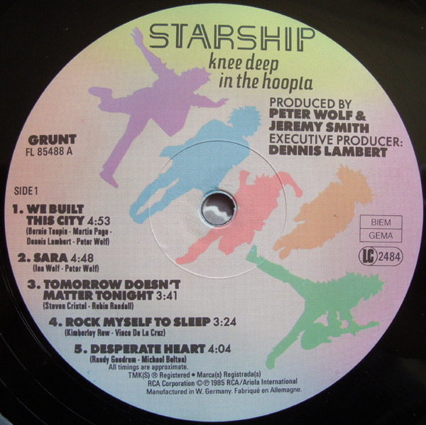 Starship - Knee Deep In The Hoopla | Grunt (FL85488) - 3