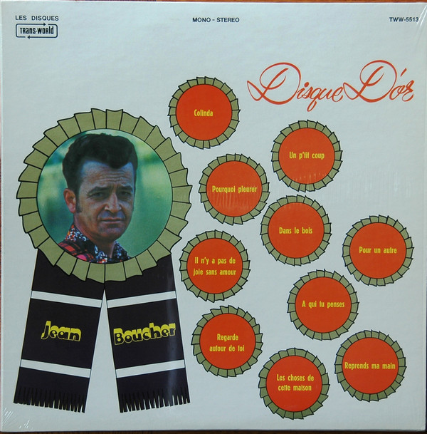 Jean Boucher - Disque D'Or | Trans-World (TWW-5513) - main Jean Boucher - Disque D'Or | Trans-World (TWW-5513) - main