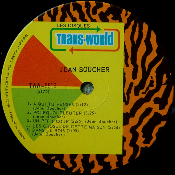 Jean Boucher - Disque D'Or | Trans-World (TWW-5513) - 4 Jean Boucher - Disque D'Or | Trans-World (TWW-5513) - 4