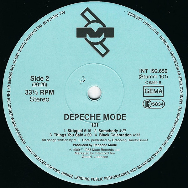 Depeche Mode - 101 | Mute (INT 192.650) - 6