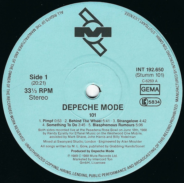 Depeche Mode - 101 | Mute (INT 192.650) - 5