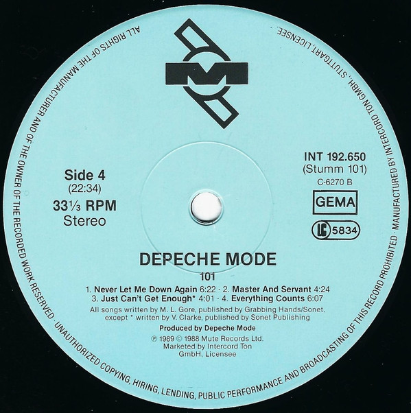 Depeche Mode - 101 | Mute (INT 192.650) - 8