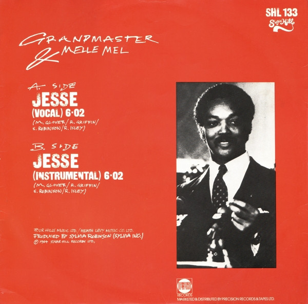 Grandmaster Flash & Melle Mel - Jesse | Sugar Hill Records (SHL 133) - main