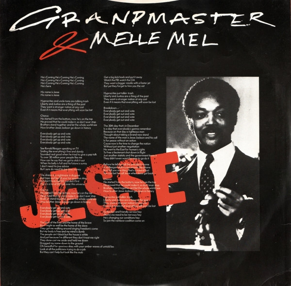 Grandmaster Flash & Melle Mel - Jesse | Sugar Hill Records (SHL 133) - 2