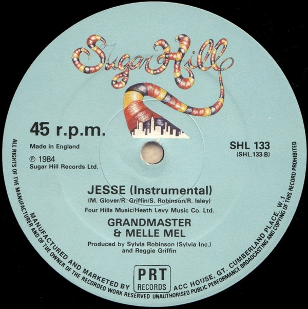 Grandmaster Flash & Melle Mel - Jesse | Sugar Hill Records (SHL 133) - 4