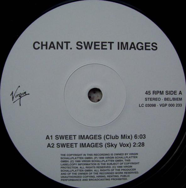 Chant - Sweet Images | Virgin (VGP 000 233) - 3 Chant - Sweet Images | Virgin (VGP 000 233) - 3