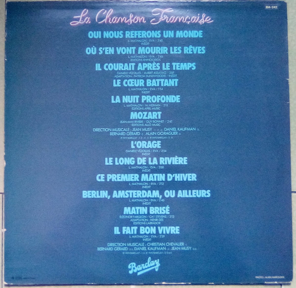 Eva - La Chanson Francaise | Barclay (91046) - 2