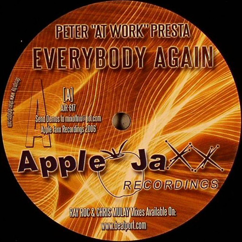 Peter Presta - Everybody Again | Apple Jaxx Recordings (AJR-617)