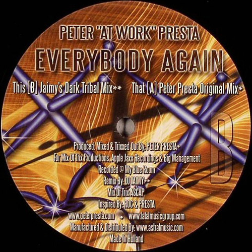 Peter Presta - Everybody Again | Apple Jaxx Recordings (AJR-617) - 2 Peter Presta - Everybody Again | Apple Jaxx Recordings (AJR-617) - 2