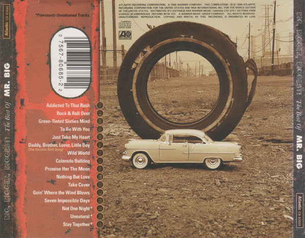 Mr. Big - Big, Bigger, Biggest: The Best Of Mr. Big | Atlantic (CD 80685) - 2 Mr. Big - Big, Bigger, Biggest: The Best Of Mr. Big | Atlantic (CD 80685) - 2