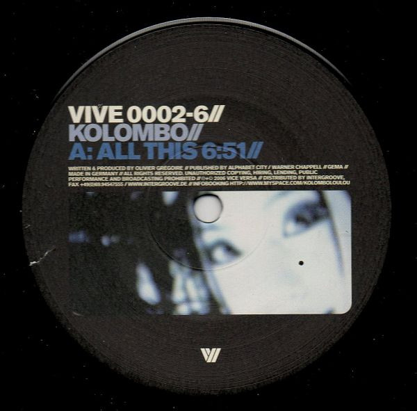Kolombo - All This & This All | Vice Versa Recordings (vive0002-6)