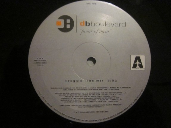 DB Boulevard - Point Of View | Airplane! Records (ARP 21089DBL) - 3