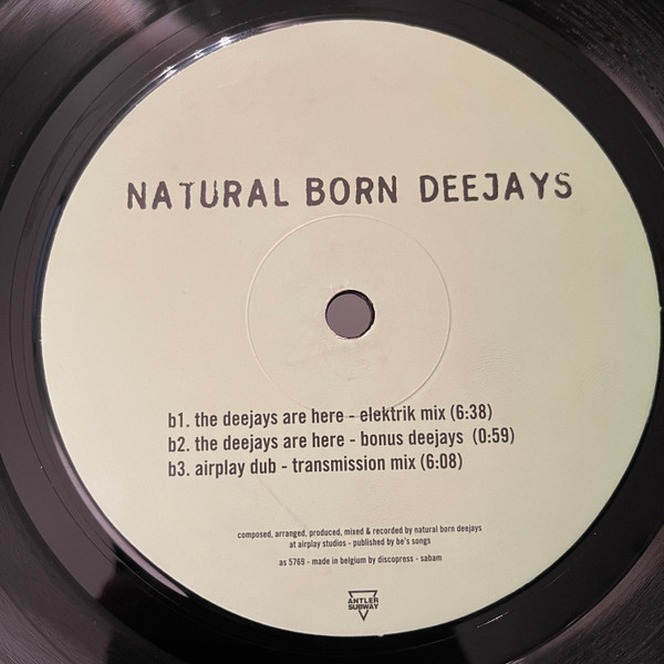 Natural Born Deejays - The Deejays Are Here / Airplay | Antler-Subway (AS 5769) - 2 Natural Born Deejays - The Deejays Are Here / Airplay | Antler-Subway (AS 5769) - 2