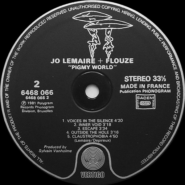 Jo Lemaire + Flouze - Pigmy World | Vertigo (6468 066) - 4