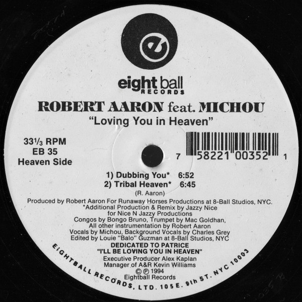 Robert Aaron Featuring Michou - Loving You In Heaven | Eightball Records (EB 035) - 3