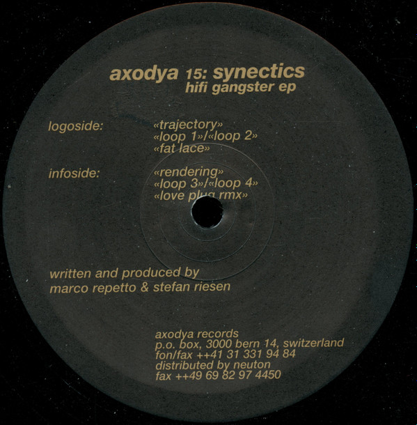Synectics - Hifi Gangster EP | Axodya (axodya 15)