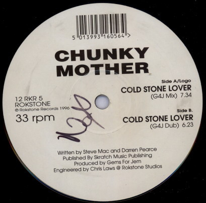 Chunky Mother - Cold Stone Lover | Rokstone Records (12 RKR 5)