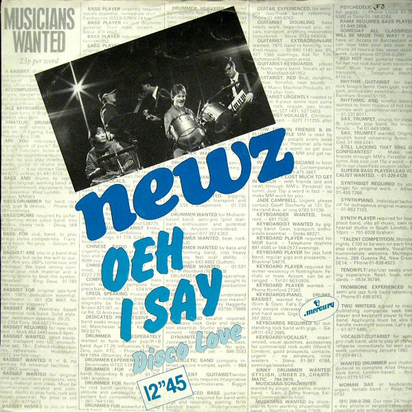 Newz - Oeh I Say | Mercury (6400 539)