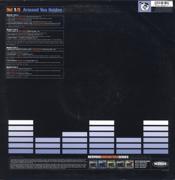 Armand Van Helden - Nervous Tracks: Vol 1/5 | Nervous Records (NRV 20359-1) - 2