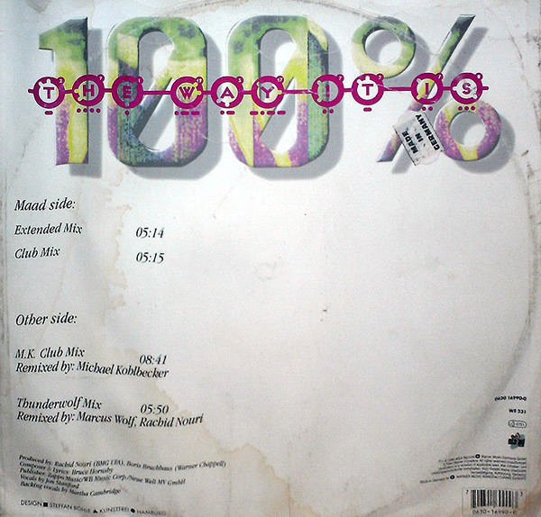 100% - The Way It Is | Maad Records (0630 16990-0) - 2 100% - The Way It Is | Maad Records (0630 16990-0) - 2