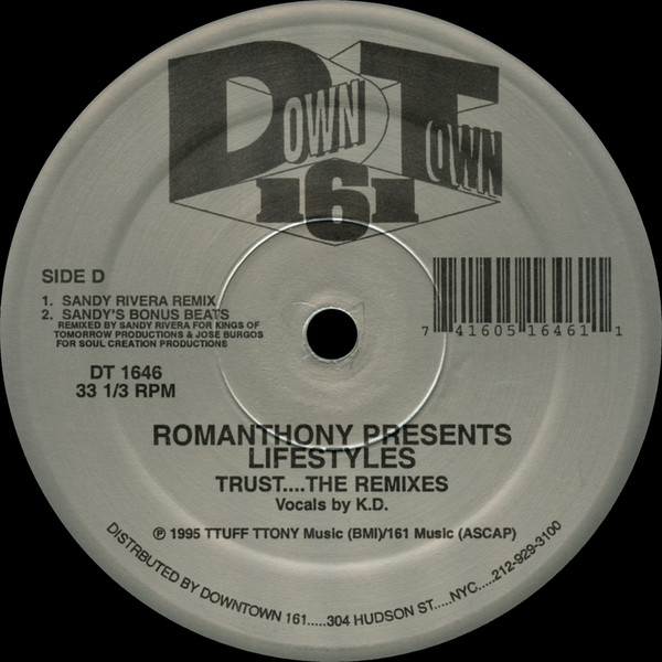 Romanthony Presents Lifestyles - Trust....The Remixes | Downtown 161 (DT 1646) - 5 Romanthony Presents Lifestyles - Trust....The Remixes | Downtown 161 (DT 1646) - 5