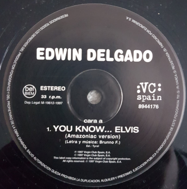 Edwin Delgado - You Know...I Like Elvis | Virgin Club Spain (8944176) - 4