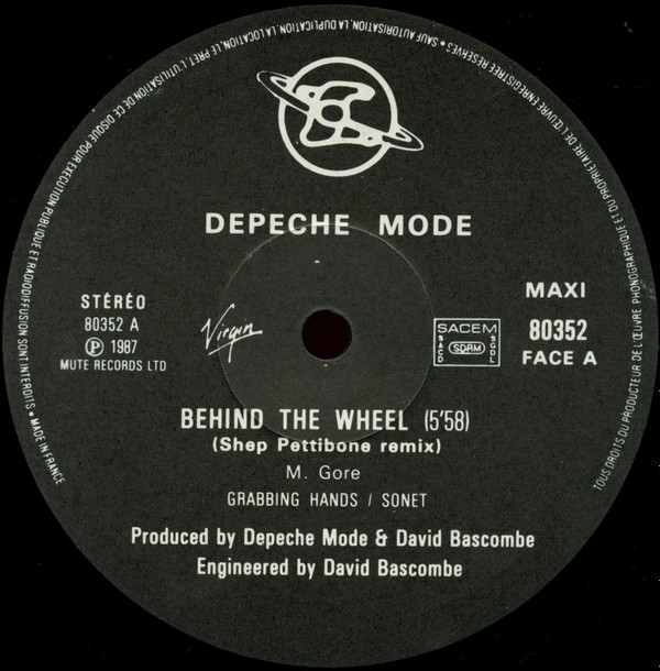 Depeche Mode - Behind The Wheel (Remixed By Shep Pettibone) | Mute (80352) - 3 Depeche Mode - Behind The Wheel (Remixed By Shep Pettibone) | Mute (80352) - 3