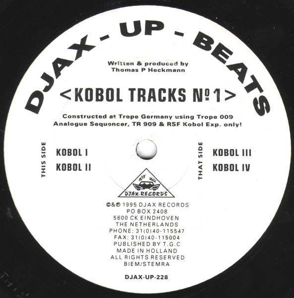 Thomas P. Heckmann - Kobol Tracks № 1 | Djax-Up-Beats (DJAX-UP-228) - main